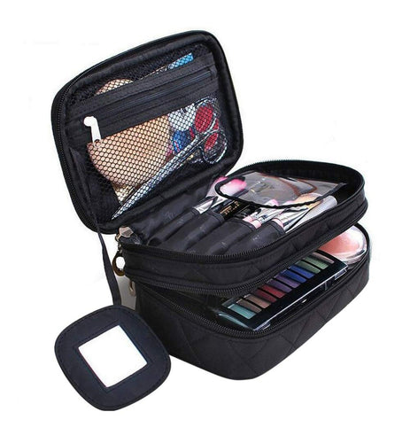 Trousse Make Up, Borsa Cosmetica, ONEGenug Up 20 * 12 * 8 cm Nero - Ilgrandebazar