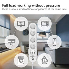 Carica l&#39;immagine nel visualizzatore di Gallery, Ciabatta Intelligente Multipresa WIFI, Smart con 4 Prese AC 3 Porte... - Ilgrandebazar