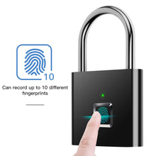 Carica l&#39;immagine nel visualizzatore di Gallery, Smart fingerprint lock Door lock,Lucchetto Per Impronte Senza Bluetooth - Ilgrandebazar