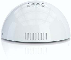 NailStar Lampada a LED Professionale Asciuga Smalto per Unghie. Per tecniche di applicazione Shellac, Semipermanente e Gel. Con Timer da 30sec, 60sec, 90sec e 30min (Bianco)