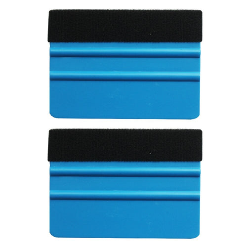 Gebildet Spatola Professionale con Feltro AntiGraffio per Installazione 2 Pcs