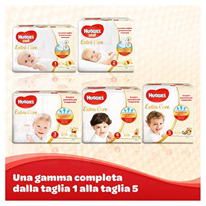Huggies Extra Care Bebè - Pannolini Taglia 1 (2-5 kg), Confezione da 160