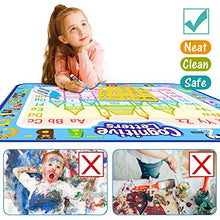 Carica l&#39;immagine nel visualizzatore di Gallery, Jasonwell Acqua Doodle Tappeto Colorabile Magico Bambini 100*80cm Acqua... - Ilgrandebazar