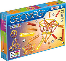Carica l&#39;immagine nel visualizzatore di Gallery, Geomag- Color Gioco di Costruzione con Sfere e 64 Pezzi, Multicolore