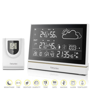 Fetanten WS004E Stazione Meteo, Termometro Digitale Weather Station - Ilgrandebazar