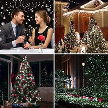 Carica l'immagine nel visualizzatore di Gallery, owwasd [2 pezzi Catena luminosa solare per esterni, 14 m, 120 LED, per esterni, resistente alle intemperie, per balcone, alberi, terrazze, matrimoni, feste, giardino (Bianco)