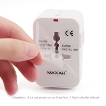 Carica l&#39;immagine nel visualizzatore di Gallery, Adattatore Nuovo-Bianco,2 Porte USB-- 1 A, 1 A - Ilgrandebazar