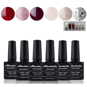 Allenbelle Smalto Semipermanente Smalti Semipermanenti Per Unghie Nail 002 - Ilgrandebazar