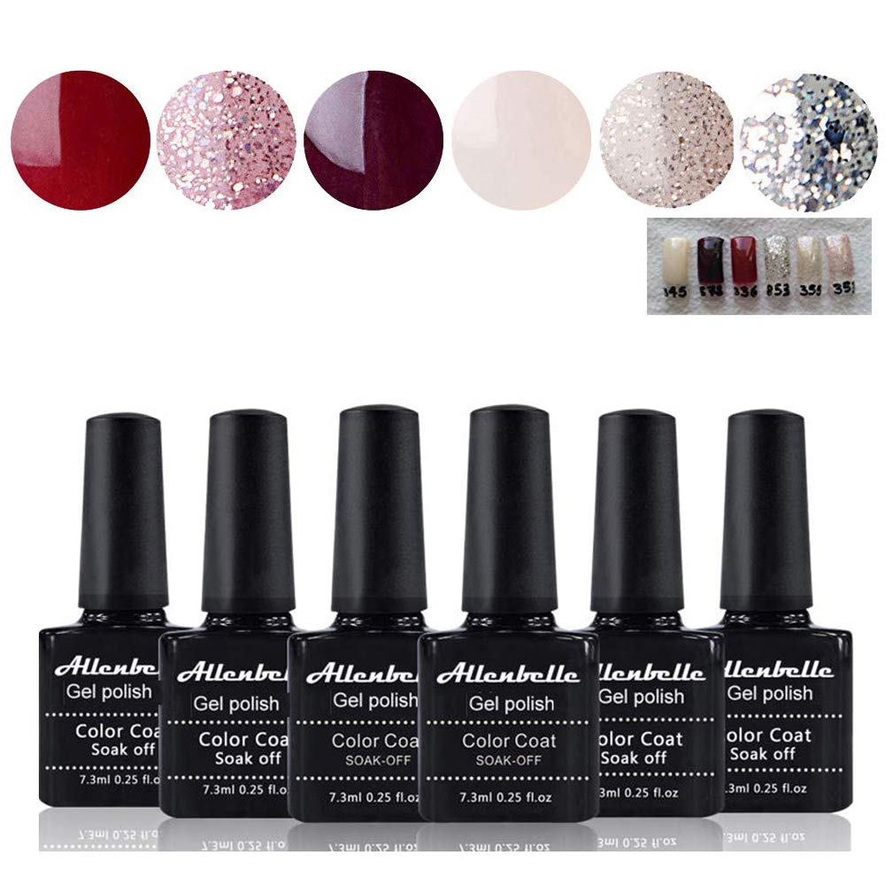 Allenbelle Smalto Semipermanente Smalti Semipermanenti Per Unghie Nail 002 - Ilgrandebazar