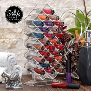 Solly´s Sarah - Organizer per Rossetti e Cosmetici in Acrilico Trasparente - Ilgrandebazar