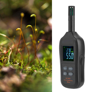 Igrometro termometro digitale, mini misuratore di temperatura psicrometro... - Ilgrandebazar