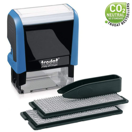 Trodat 4913 Printy - Timbro 4911, 4912, 4926, 4927,4931, Black - Ilgrandebazar