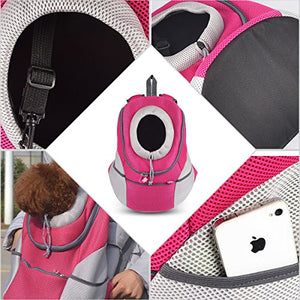 PETCUTE Zaino Porta Cane Marsupio Borse per Cani trasportino L, Nero