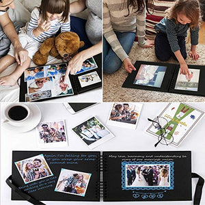 KEAFOLS Album Fotografico 40 Fogli 80 Pagine Foto Scrapbooking DIY...