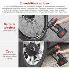 Carica l&#39;immagine nel visualizzatore di Gallery, LOETAD Compressore Portatile per Auto 120 PSI 20L/Min Handheld - Ilgrandebazar