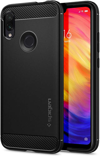Spigen Rugged Armor, Cover Xiaomi Redmi Note 7/ 7 PRO, Nero - Ilgrandebazar