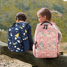 Carica l&#39;immagine nel visualizzatore di Gallery, Zaino Unicorno Zaini Ragazza Bambina Backpack Set per la Scuola 1-rosa