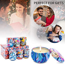 Carica l'immagine nel visualizzatore di Gallery, Viesap Candele Profumate,Aromatiche Set Regalo per Donna,100% Cera...