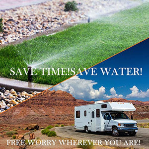 CROSOFMI Irrigatore Giardino Timer per Irrigazione Batteria Automatica...