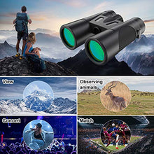 Carica l'immagine nel visualizzatore di Gallery, Binocolo Professionale, 12x42 Portatile HD con Clip per Smartphone,...