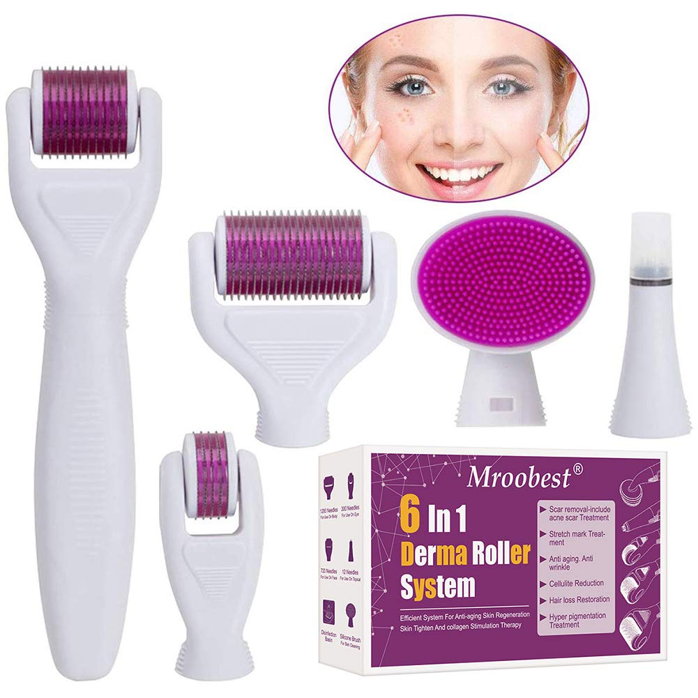 Dermaroller, Dermaroller Titanio, Corpo, Viso -... - Ilgrandebazar