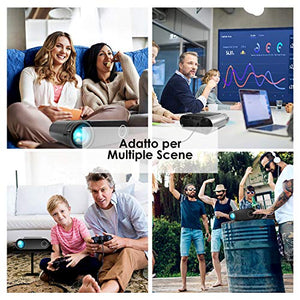 Proiettore,Elephas Videoproiettore Full HD 4500 Lumen da 50000 ore,... - Ilgrandebazar