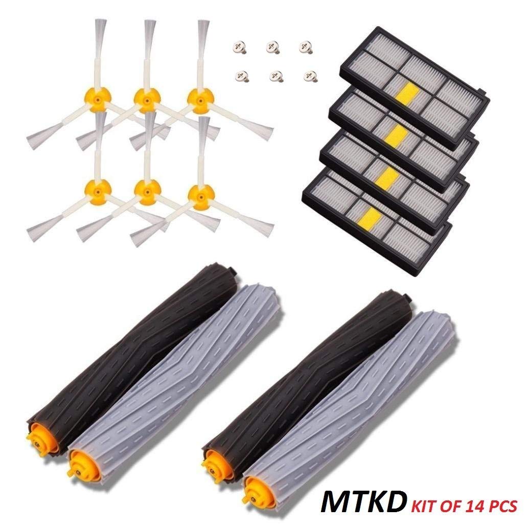 MTKD® Kit di ricambi per iRobot Roomba Serie 800 e 900 - 800/900 - Ilgrandebazar