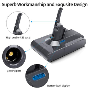 Morpilot Batteria di Ricambio per Dyson V8, 21,6 V 3500 Battria Per Dysone V8