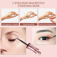 Carica l'immagine nel visualizzatore di Gallery, Ciglia Magnetiche, 2020 Escalation Ciglia Finte Magnetiche e Set Di Eyeliner Contengono 4 Paia Riutilizzabili Ciglia Finte Naturali 3D, Nessuna Colla