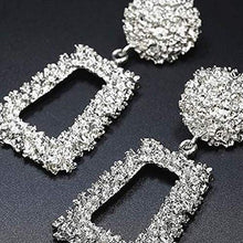 Carica l'immagine nel visualizzatore di Gallery, LEEQ Orecchini di Strass con in Argento 925 da Donna encantadoras（Style 2） - Ilgrandebazar