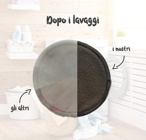 Dischetti Struccanti Lavabili, 16 Neri Bamboo Cotone... - Ilgrandebazar