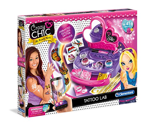 Clementoni - 15316 - Crazy Chic - Il Laboratorio dei Tatuaggi - gioco...