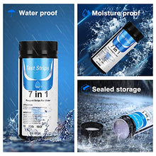 Carica l&#39;immagine nel visualizzatore di Gallery, Dustgo 7 in 1 Strisce Acqua Piscina con 100 pezzi Cartine Tornasole 100 PCS