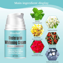 Carica l'immagine nel visualizzatore di Gallery, Crema Sbiancante, Whitening Cream, Sbiancamento Crema, Crema per il Corpo, Schiarente Uomo e Donna, Sbianca e Schiarisce Pelle e Zone Intime 100ml