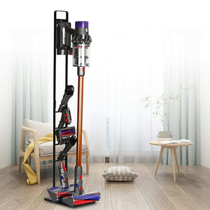 BUBM Supporto per Accessori aspirapolvere, Stand da Pavimento Nero-1 - Ilgrandebazar