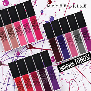 Maybelline New York Vivid Matte Liquid Rossetto Liquido Vellutato, 05... - Ilgrandebazar