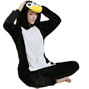 Pigiama o Costume di Carnevale Halloween L(168-178cm), Pinguino