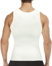 Carica l&#39;immagine nel visualizzatore di Gallery, CHUMIAN Maglietta Compressione Uomo Canotta Contenitiva Snellente Intimo Modellante Dimagrante Fascia Pancia Sportivo Fitness Canottiera