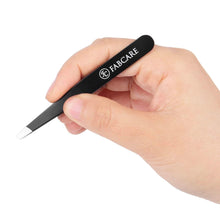 Carica l&#39;immagine nel visualizzatore di Gallery, Pinzette Sopracciglia Professionali Acciaio - Mancia Migliorata 1 pezzo, Nero