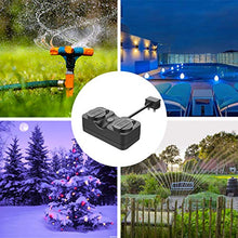 Carica l&#39;immagine nel visualizzatore di Gallery, Presa Intelligente da Esterno Smart Plug WiFi 2 Uscita Impermeabile IP44 App...