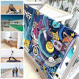 WLZP 【2020NEW】 Asciugamano in Microfibra da Graffiti - Aggiorna