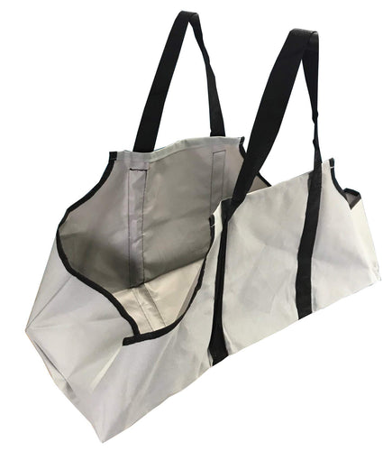 Selections - Borsa porta legna in tela, impermeabile, con doppio manico - Ilgrandebazar