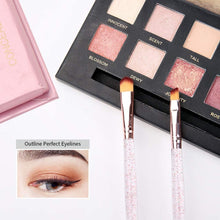 Carica l'immagine nel visualizzatore di Gallery, Set di pennelli per trucco Fondotinta Ombretto Pennelli per trucco in polvere sintetica di alta qualità per cosmetici (2 PCS)