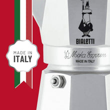 Carica l&#39;immagine nel visualizzatore di Gallery, Bialetti Moka Express Caffettiera in Alluminio, Argento, 6 Tazze