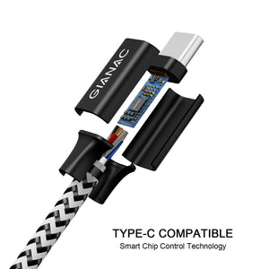 Cavo USB C, 5Pezzi[0.25M 0.5M 1M 2M 3M] 3A Nylon Type-C di Rapida... - Ilgrandebazar