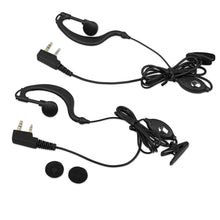 Carica l&#39;immagine nel visualizzatore di Gallery, Proster 2pz Auricolari Cuffie con Microfono per Walkie Earphones, Black - Ilgrandebazar
