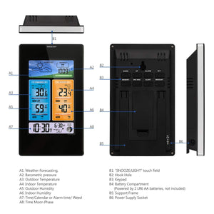 Protmex Stazione meteorologica Wireless, Meteo Multifunzione PT3374... - Ilgrandebazar