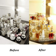 Carica l&#39;immagine nel visualizzatore di Gallery, LBLA Organizzatore di trucco,360 Gradi Rotante Cosmetico Immagazzinaggio... - Ilgrandebazar