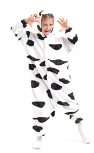 Costume Tutina Peluche di Zebra per Bambini- Nero/Bianco - Taglia 115 - Ilgrandebazar