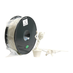 GEEETECH Filamento PLA 1.75mm 1kg Spool per Stampante 3D, Bianco A-Bianco